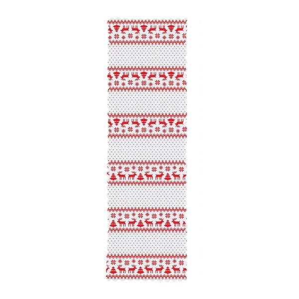 Set od 4 božićne jastučnice i gazište za stol Minimalističke navlake za jastuke od nordijskog pletiva-image-3