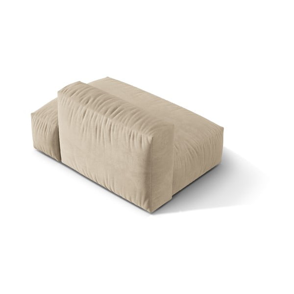 Bež baršunasti modularna sjedeća garnitura (s desnim kutom) Martina – Micadoni -image-2