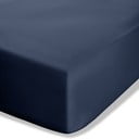 Tamno plava plahta s gumom od perkala 150x200 cm Easy Iron Percale – Catherine Lansfield
