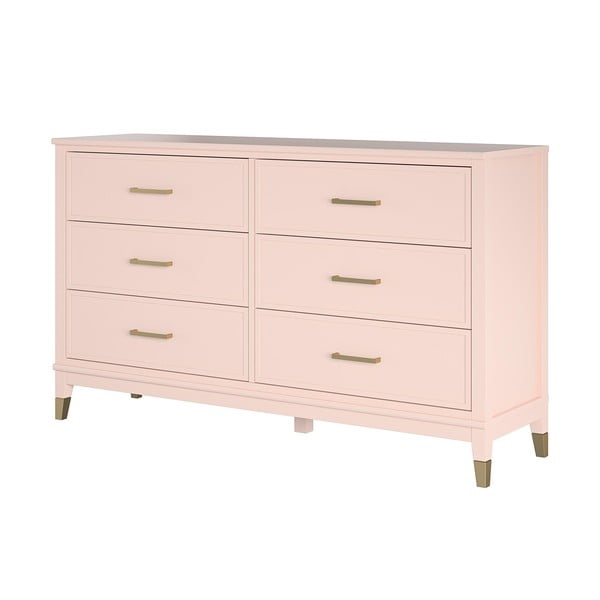 Ružičasta komoda CosmoLiving by Cosmopolitan Westerleigh, 144 x 85 cm-image-3