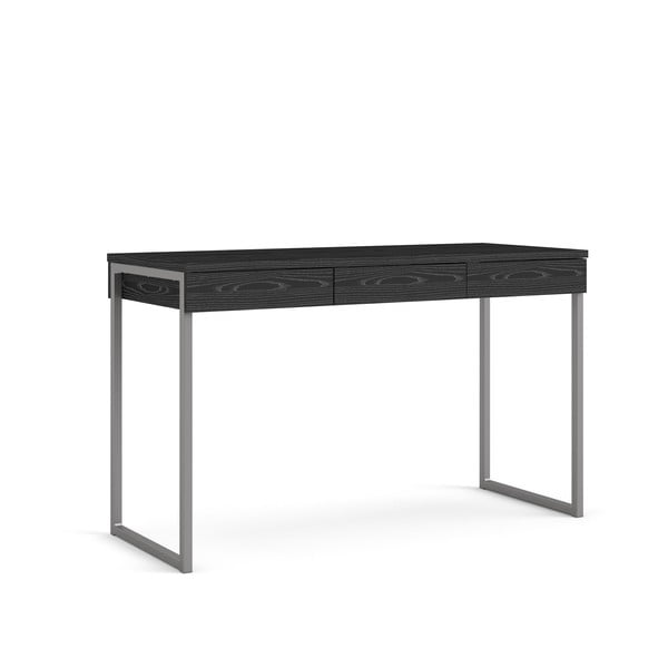 Crni radni stol Tvilum Function Plus, 126 x 52 cm-image-3