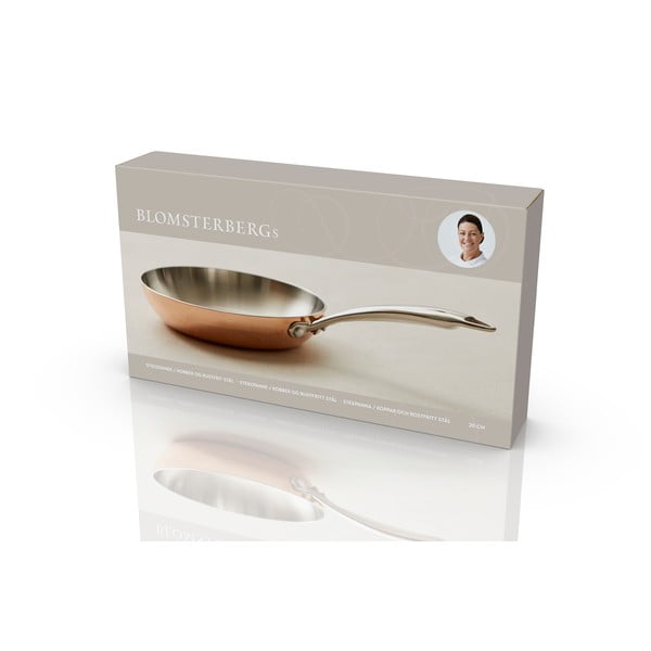 Tava od nehrđajućeg čelika/bakrena ø 20 cm – Blomsterbergs-image-4
