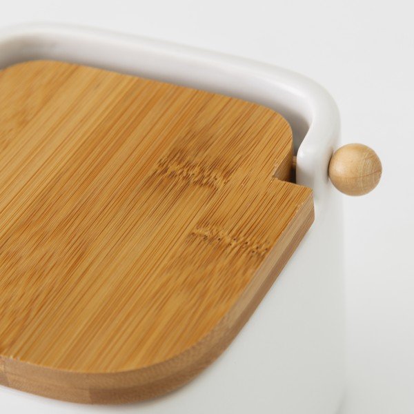 Bijela keramička staklenka za Unimasa sol, 750 ml-image-1