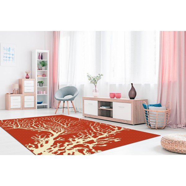 Crveni vanjski tepih Floorita Coral, 133 x 190 cm-image-4