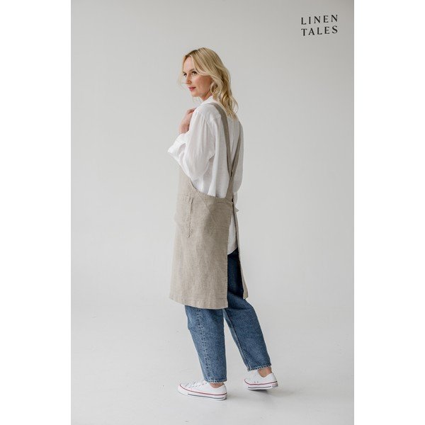 Lanena pregača Crossback - Linen Tales-image-1