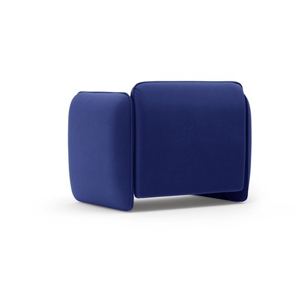 Plava baršunasti fotelja Georgia – Micadoni -image-3