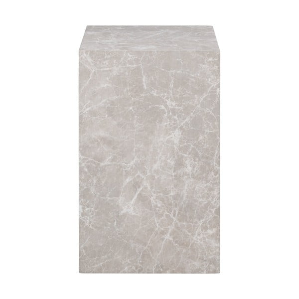 Pomoćni stol u mramornom dekoru 30x30 cm Prague – House Nordic-image-2