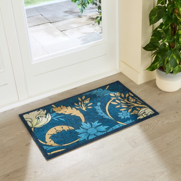 Otirač 50x80 cm William Morris Blue – Artsy Doormats-image-1
