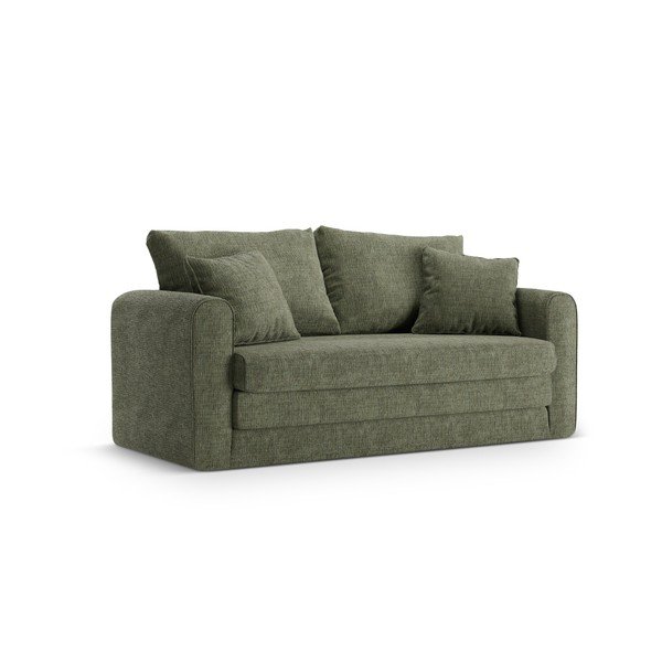 Zelena sklopiva sofa 158 cm Lido – Micadoni 