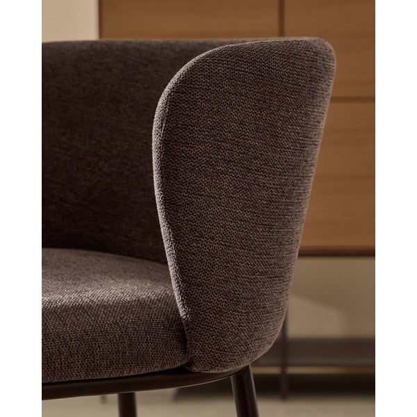 Tamno siva barska stolica (visine sjedala 65 cm) Ciselia – Kave Home-image-2
