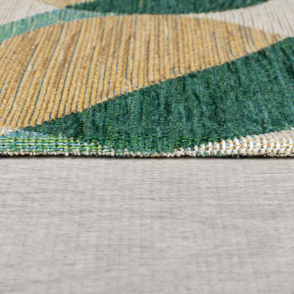 Žuti /zeleni tepih 120x170 cm Carlos Circle Geo – Flair Rugs-image-4