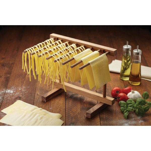 Stalak od bagremovog drveta za sušenje tjestenine Kitchen Craft Pasta-image-1