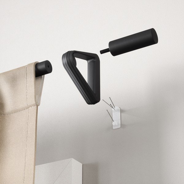 Mat crna željezna proširiva karniša 107 - 305 cm Trinity – Umbra-image-4
