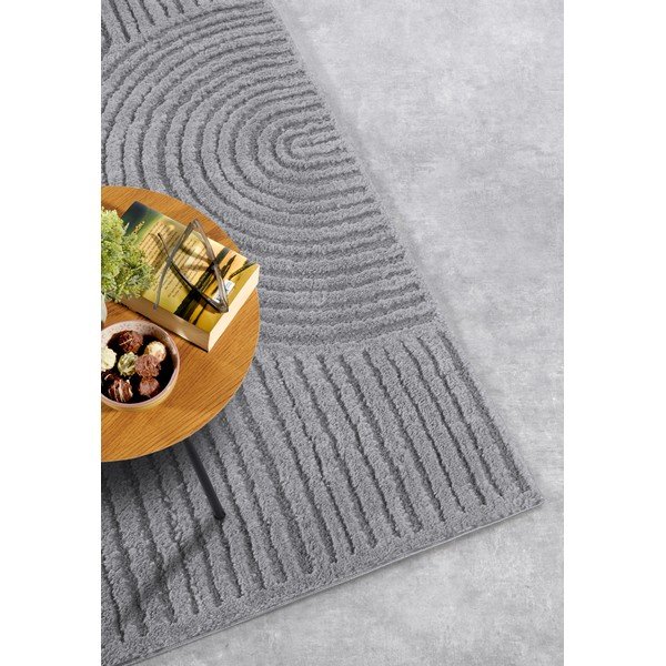 Sivi tepih 200x280 cm Chappe Light Grey – Elle Decoration-image-2