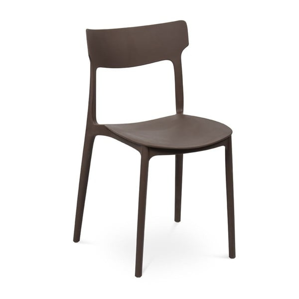 Smeđa plastična vrtna stolica Biá – Bonami Essentials