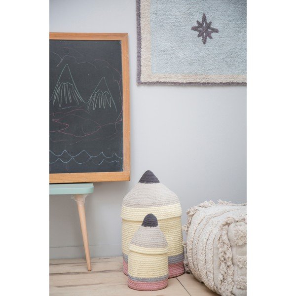 Tekstilna dječja kutija za pohranu ø 25x45 cm Pencil Large – Lorena Canals-image-1