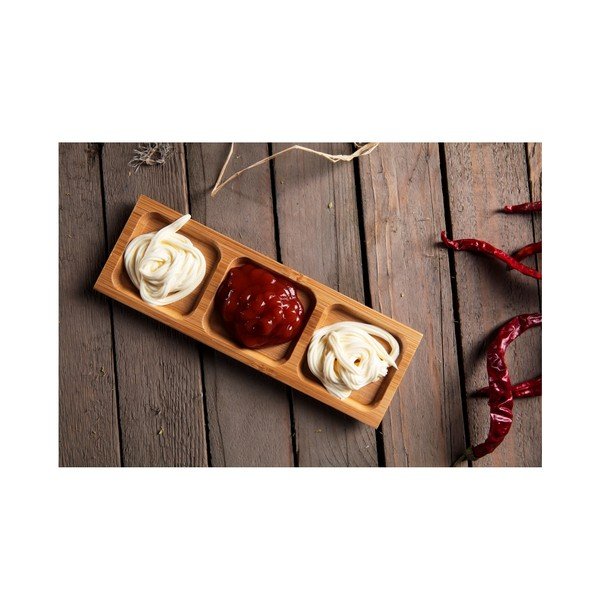 Set od dvije zdjele za posluživanje od bambusa Bambum Almeria, dužina 18 cm-image-3
