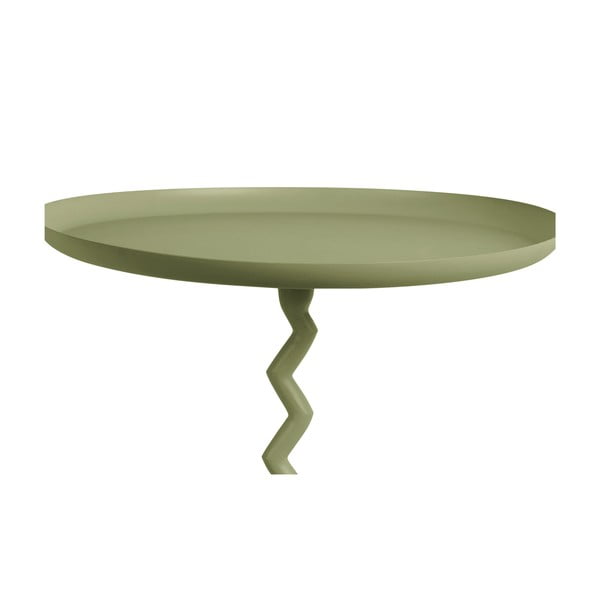 Metalni okrugao pomoćni stol ø 40 cm Zig Zag – Leitmotiv-image-2