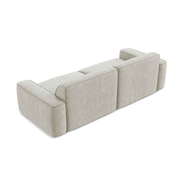 Krem sofa od šenila 244 cm Omao – Makamii-image-3