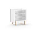 Bijela dječja komoda s promjenjivim stolom 88x95x57 cm Smile – Vipack