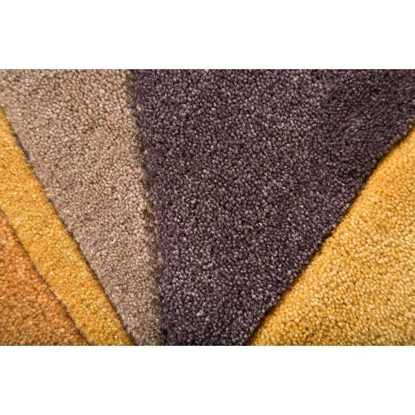 Žuti tepih Flair Rugs Splinter, ⌀ 135 cm-image-1