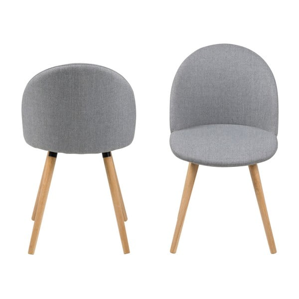 Set od 2 blago sive stolice Actona Manley-image-1