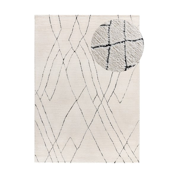 Tepih boje slonovače 160x230 cm Turin – Universal