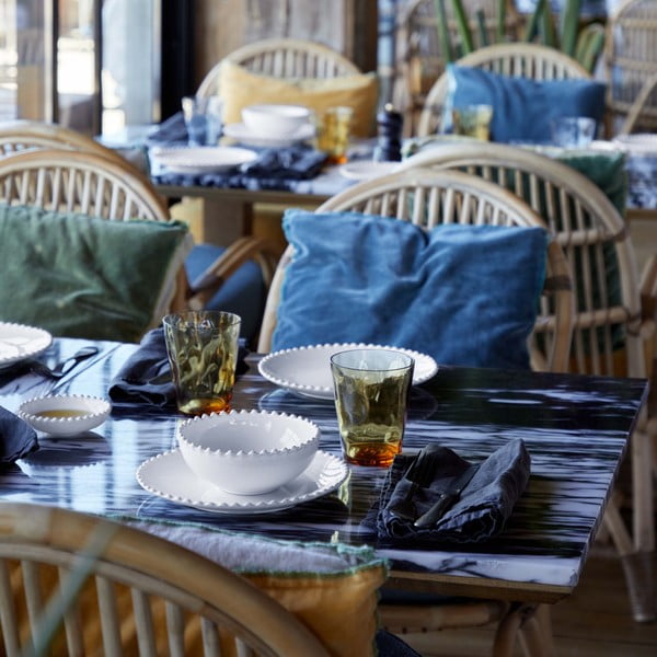 Bijela kamena zdjela Costa Nova Pearl ⌀ 16 cm-image-1