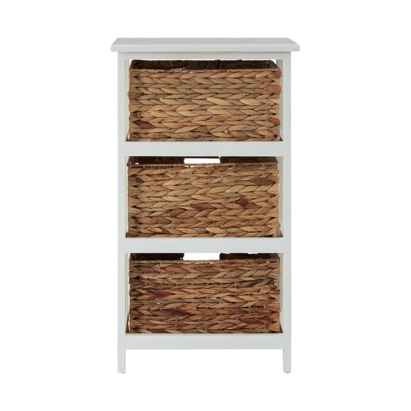 Bijela/u prirodnoj boji kupaonska polica od masivne paulovnije 41x70 cm Padstow – Premier Housewares-image-4