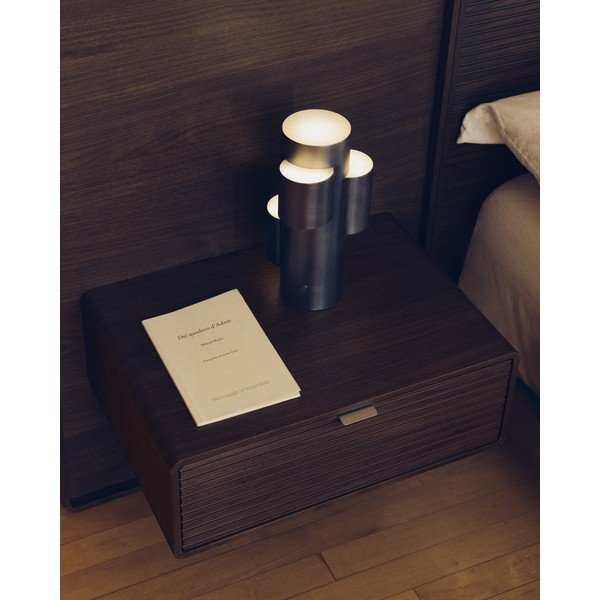 Crna metalna LED stolna lampa s mogućnosti zatamnjivanja (visina 26,5 cm) Adrina – Kave Home-image-1