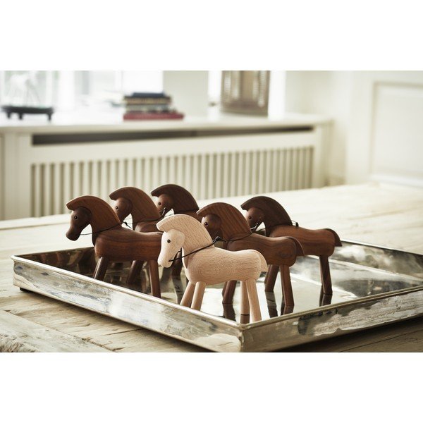 Kipić od masivnog bukovog drveta Kay Bojesen Denmark Horse-image-1