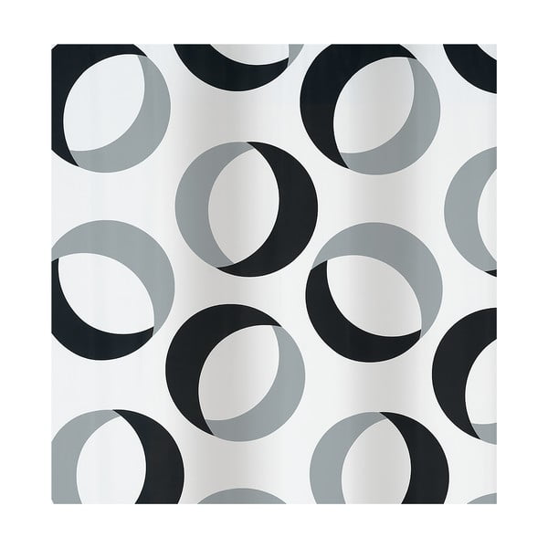 Tuš zavjesa 180x200 cm Rings – Spirella-image-1