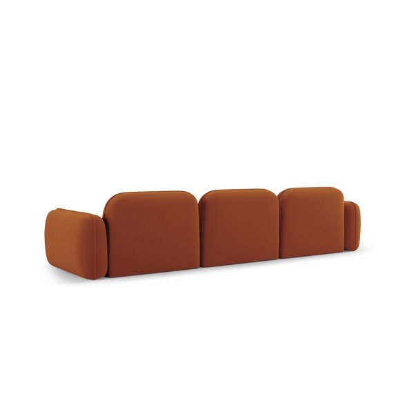 Narančasta baršunasta sofa 320 cm Audrey – Interieurs 86-image-3
