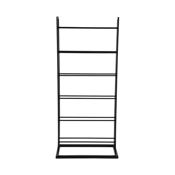 Crni metalni držač za boce vina broj boca 5 kom 38x84,5x20 cm Single Floor – PT LIVING