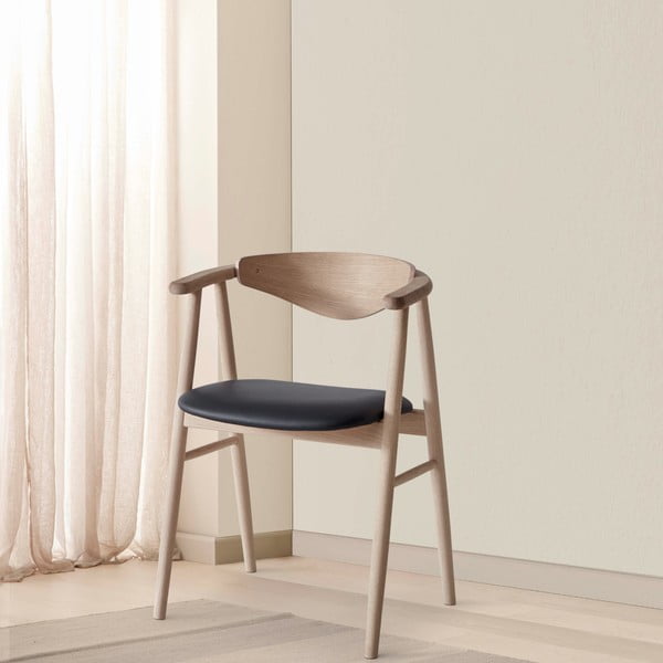 Kožna blagovaonska stolica Traditional – Hammel namještaj-image-1