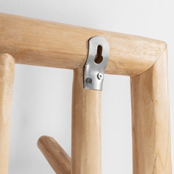 Zidna vješalica od tikovine Kave Home Athina-image-1