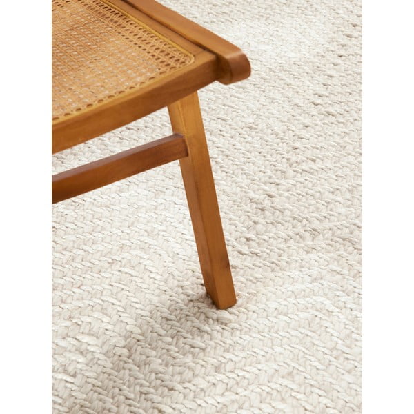 Krem/boje slonovače ručno rađena staza od mješavine vune 80x200 cm Majoli – Elle Decoration-image-4