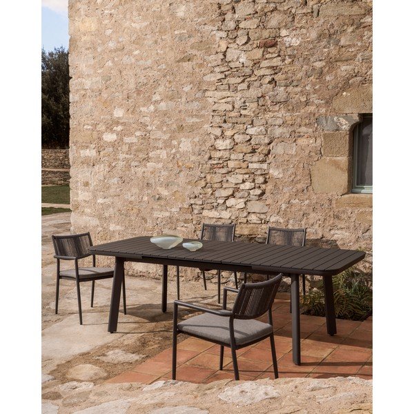 Metalni vrtni stol 100x185 cm Izola – Kave Home-image-1