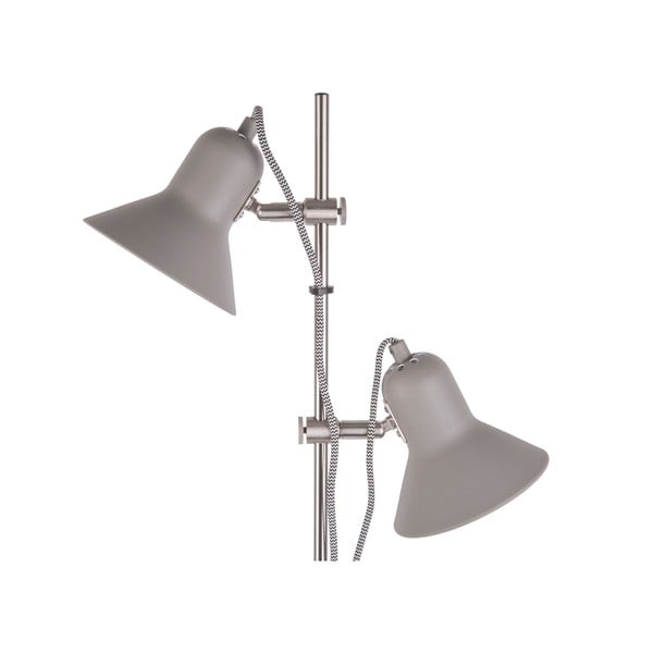 Svijetlo siva podna svjetiljka Leitmotiv Slender, visina 153 cm