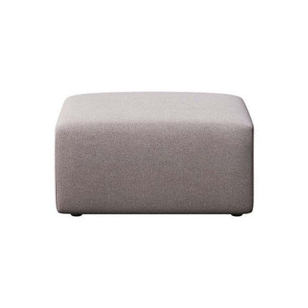 Sivi baršunast tabure Villet – Rodier