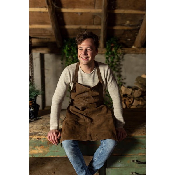 Kožna vanjska pregača Esschert Design Roštilj-image-1