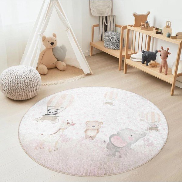 Periv dječji tepih ø120 cm Dainty Animals – Mila Home-image-1