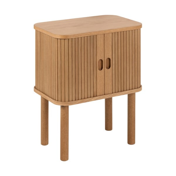 Noćni ormarić u dekoru hrasta u prirodnoj boji Langley – Actona-image-2