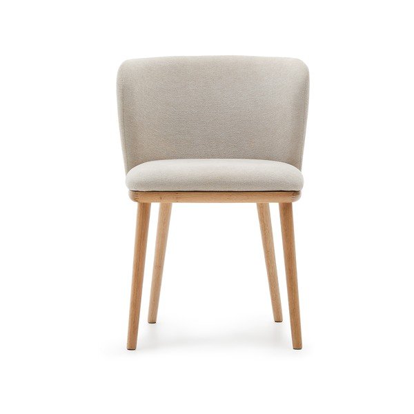 Bež podstavljena blagovaonska stolica Ciselia – Kave Home-image-3