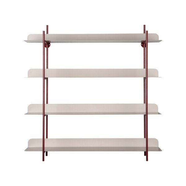 Bordo/siva metalna polica s više razina 60 cm Reina Cuatro – PT LIVING-image-2