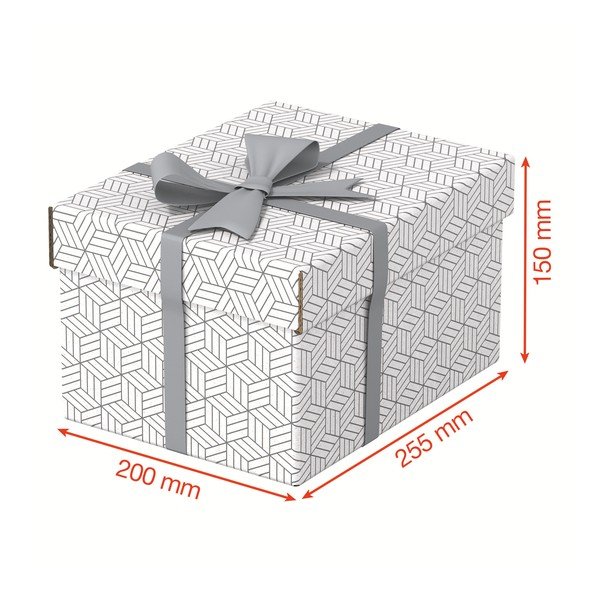 Sada 3 bílých úložných boxů Leitz Eselte, 20 x 25,5 cm-image-2