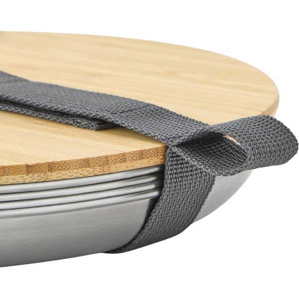 Tanjuri u setu 4 kom od nehrđajućeg čelika u srebrnoj boji ø 25,5 cm – Black + Blum-image-4