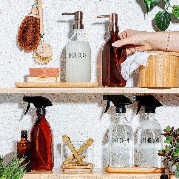 Stakleni raspršivač 500 ml Amber – Sass & Belle-image-1