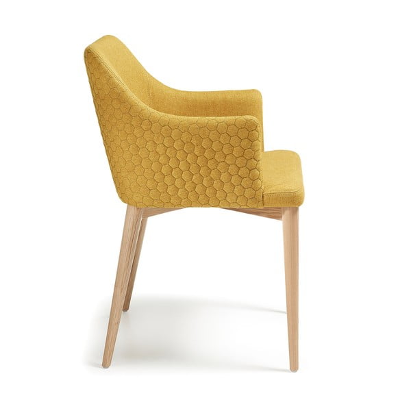 Senf žuta stolica za blagovaonicu Kave Home Danai-image-2