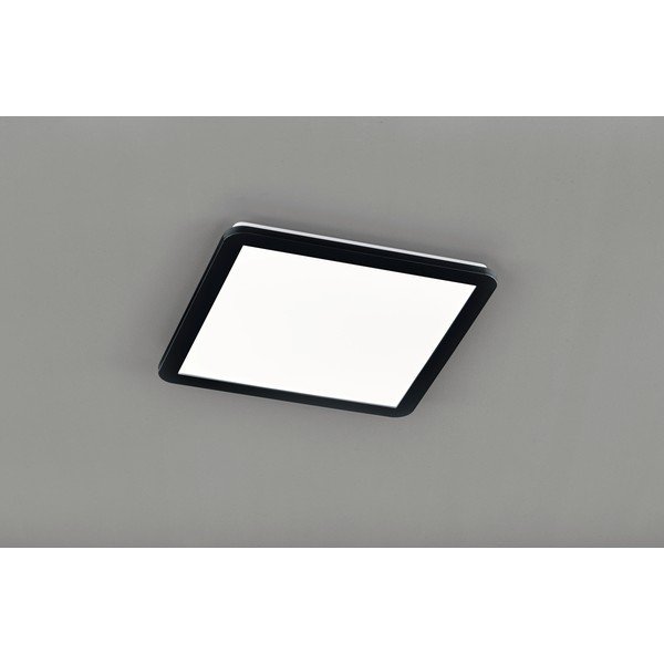 Mat crna LED stropna svjetiljka 40x40 cm Camilla - Trio-image-1